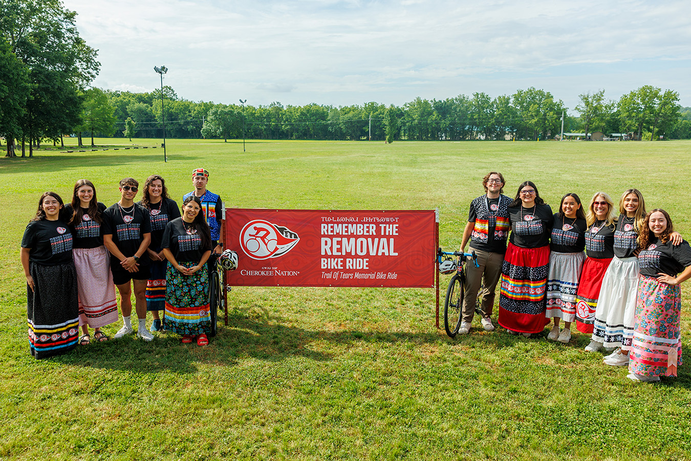 Cherokee Nation Remember the Removal Bike Ride Participants Leave for Cherokee, North Carolina