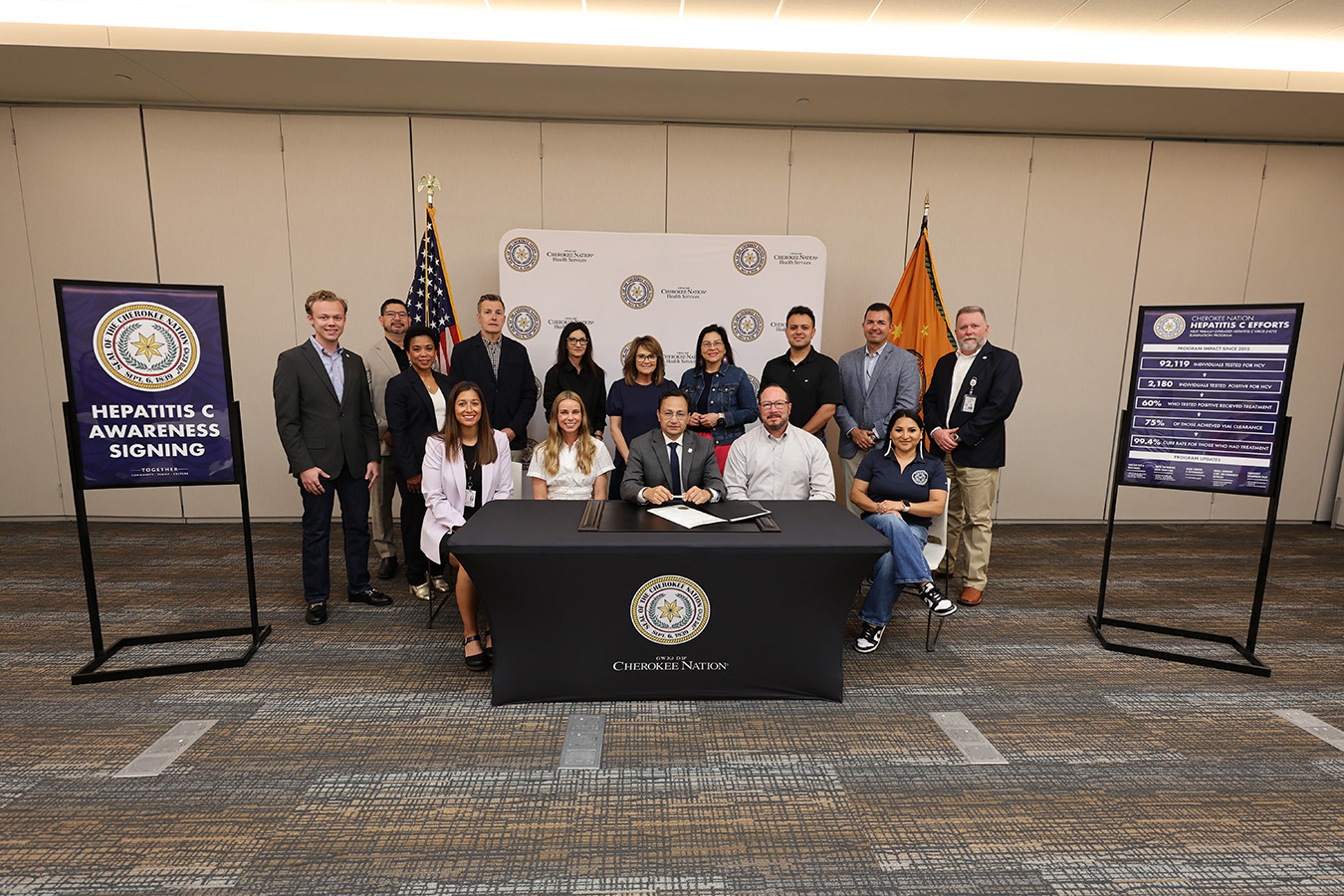 Cherokee Nation Principal Chief signs Hepatitis C awareness proclamation, announces grant to Tulsa CARES