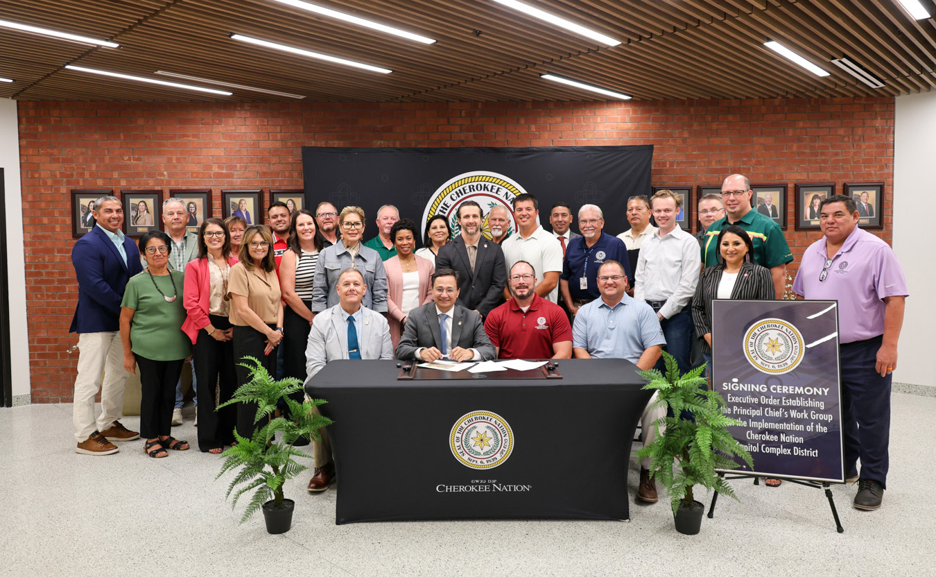Principal Chief Chuck Hoskin Jr. Signs Executive Order Establishing Capitol Complex District Work Group